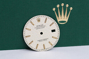 Rolex Datejust Cream Jubilee Stick marker dial ... FCD16899