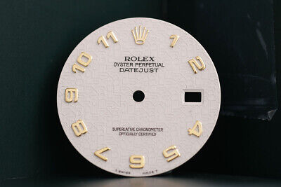 Load image into Gallery viewer, Rolex Datejust Cream Jubilee Arabic Dial for Mo... FCD16884
