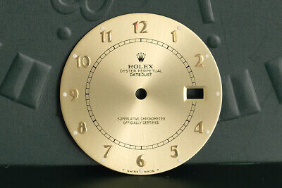 Load image into Gallery viewer, Rolex Datejust Champagne Boiler Gauge Dial for ... FCD19384
