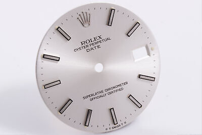 Load image into Gallery viewer, Rolex Silver Stick Date dial for model 1500 - 1501 FCD17433
