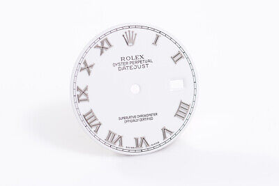 Rolex Mens Datejust White Roman dial for model ... FCD18522