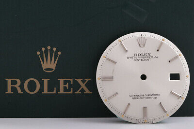 Load image into Gallery viewer, Rolex Mens Datejust silver Stick Dial fat 6 and... FCD14956
