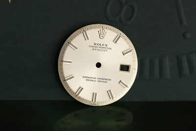 Load image into Gallery viewer, Rolex Datejust silver Stick Wide Boy dial for m... FCD19303
