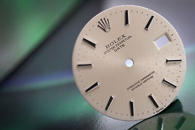 Load image into Gallery viewer, Rolex Date Silver stick dial for model 1500 - 1501 FCD17868
