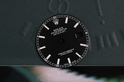 Load image into Gallery viewer, Rolex Mens Lumi Black Index Dial for model 1162... FCD19113
