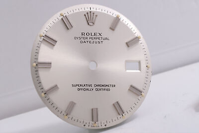 Rolex Datejust Silver Stick Wide boy dial for m... FCD17583