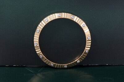 Rolex Midsize 12 stone Diamond Bezel for model ... FCD18550
