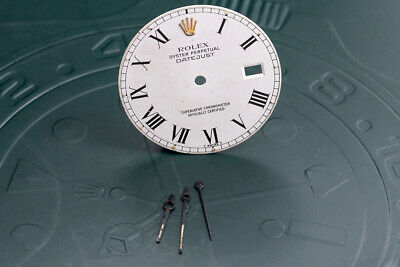 Rolex Mens Datejust White Buckley Dial for 16013 FCD14524