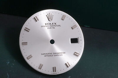 Load image into Gallery viewer, Rolex Date Silver stick dial for model 1500 - 1501 FCD17567
