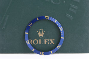 Rolex Vintage Submariner Blue Insert for Solid Gold 1680 FCD13093