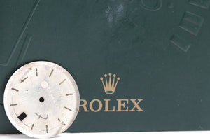 Rolex Datejust Silver Stick door stop marker dial for model 1601 FCD13384