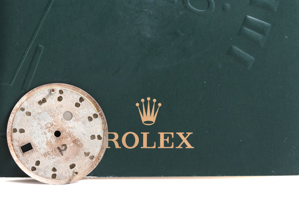 Load image into Gallery viewer, Rolex Datejust Silver Stick marker dial for model 1601 FCD13386
