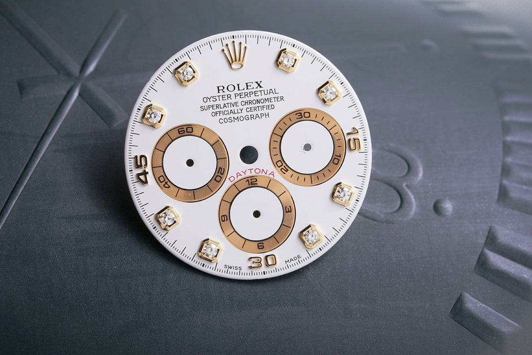 Rolex Daytona White diamond dial ( Zenith ) for model 16528 - 16523 FCD013795