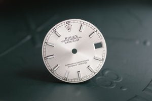 Rolex Midsize Silver Lumi Stick Dial for model 178240 -178274 FCD14544