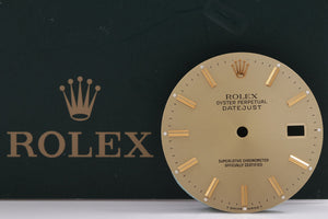 Rolex Mens Datejust Champagne Stick Dial for 16013 - 16233 FCD14830