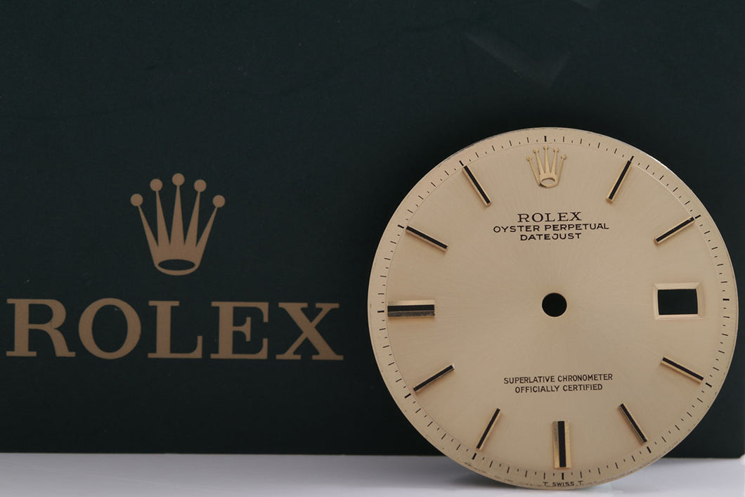 Rolex Mens Datejust Champagne Stick Dial for 1601 - 1603 FCD14858