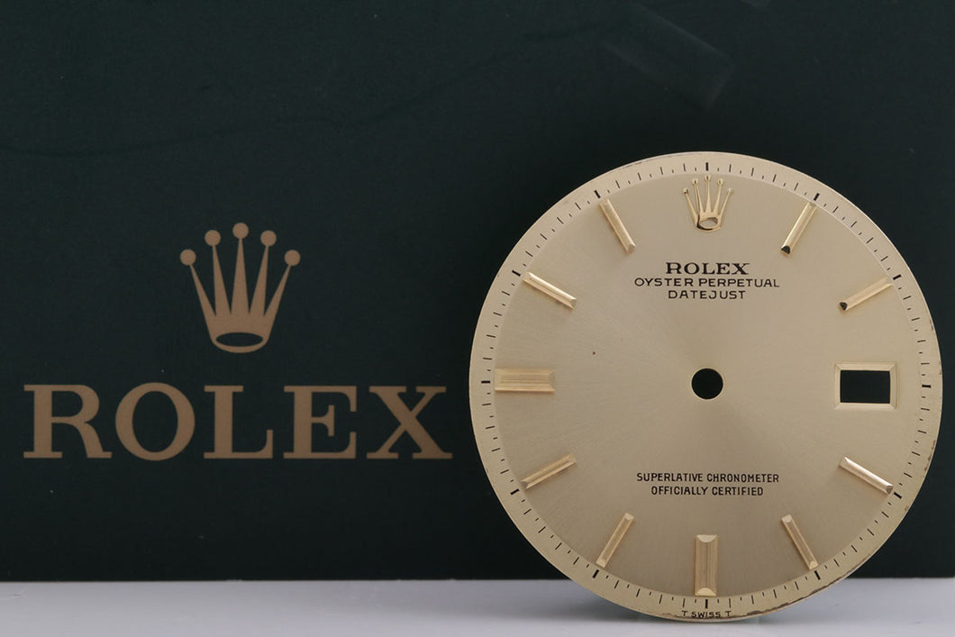 Rolex Mens Datejust Champagne Stick Dial for 1601 - 1603 FCD14874