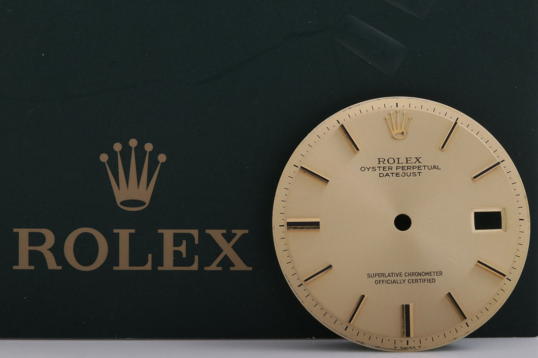 Rolex Mens Datejust Champagne Stick Dial for 1601 - 1603 FCD14877