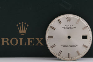Rolex Mens Datejustsilver Stick Dial for 1601 - 1603 FCD14888