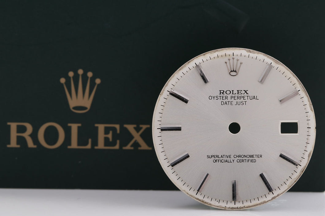 Rolex Mens Datejustsilver Stick Dial for 1601 - 1603 FCD14902
