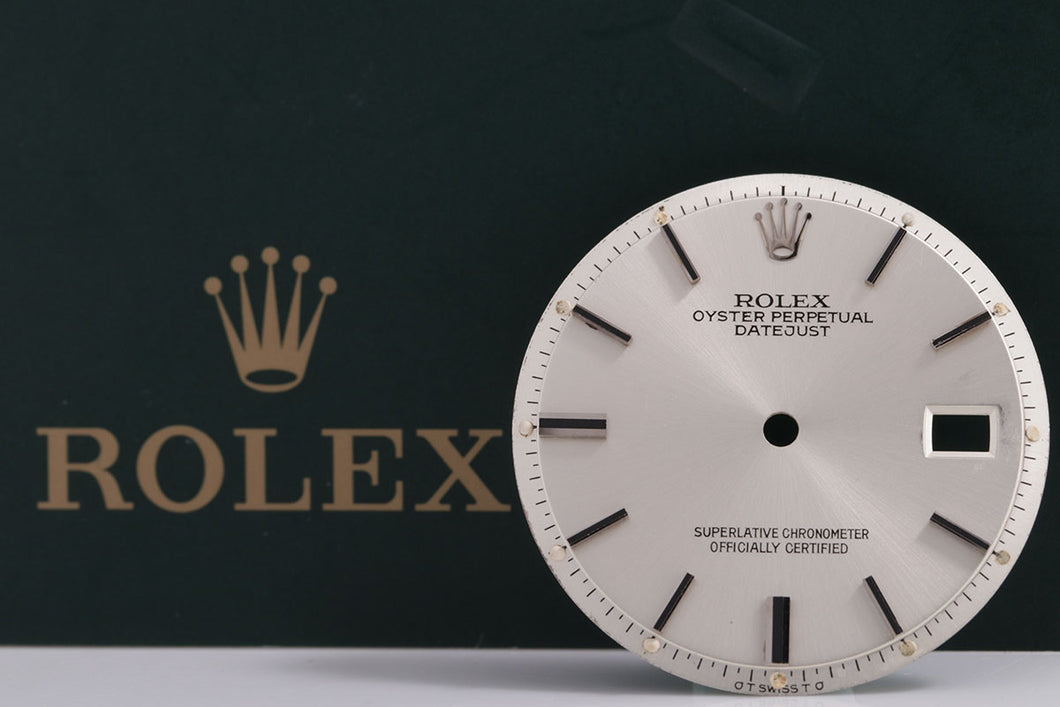 Rolex Mens Datejustsilver Stick Dial for 1601 - 1603 FCD14910