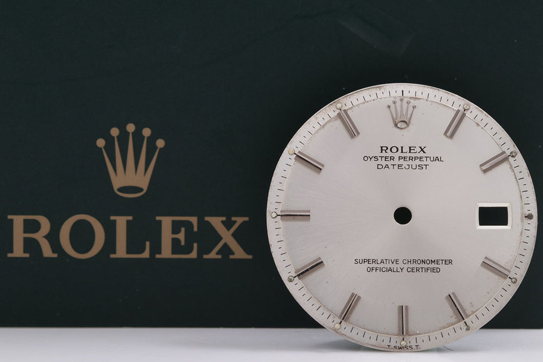 Rolex Mens Datejustsilver Stick Dial for 1601 - 1603 FCD14912