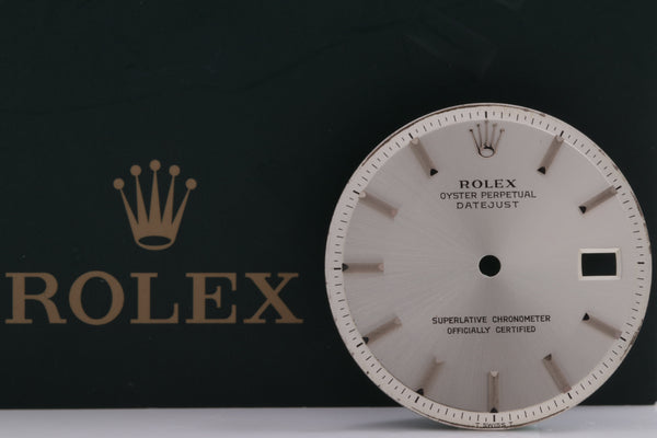 Load image into Gallery viewer, Rolex Mens Datejustsilver Stick Dial for 1601 - 1603 FCD14920
