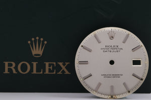 Rolex Mens Datejustsilver Stick Dial for 1601 - 1603 FCD14924