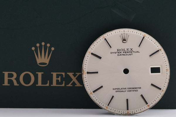 Load image into Gallery viewer, Rolex Mens Datejustsilver Stick Dial for 1601 - 1603 FCD14942
