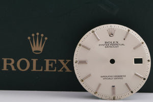 Rolex Mens Datejust silver Stick Dial fat 6 and 9 for 1601 - 1603 FCD14960