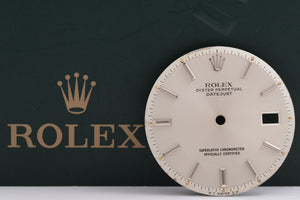 Rolex Mens Datejust silver Stick Dial fat 6 and 9 for 1601 - 1603 FCD14963