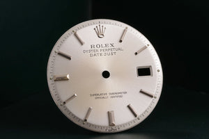 Rolex Mens Datejust silver Stick Dial fat 6 and 9 for 1601 - 1603 FCD15159