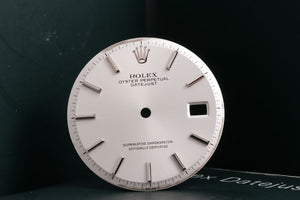 Rolex Mens Datejust Silver Stick Dial for 1601 - 1603 FCD15174