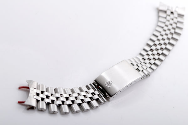 Load image into Gallery viewer, Rolex 20mm Stainless Steel Folded Link Jubilee bracelet 55 ends 6251H Buckle FCD15407
