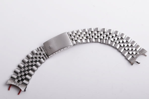 Load image into Gallery viewer, Rolex 20mm Stainless Steel Folded Link Jubilee bracelet 55 ends 6251H Buckle FCD15407
