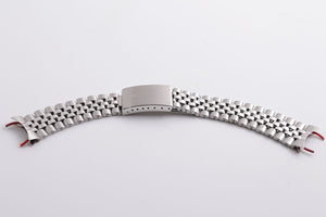 Rolex 20mm Stainless Steel Folded Link Jubilee bracelet 55 ends w/ FCD15409