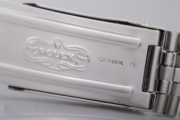Load image into Gallery viewer, Rolex 20mm Stainless Steel Folded Link Jubilee bracelet 55 ends w/ FCD15410
