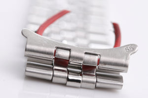 Rolex 20mm Stainless Steel Folded Link Jubilee bracelet 55 ends w/ FCD15410