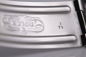 Rolex Stainless Steel 20mm 6251H folded Jubilee Bracelet 55 Endpieces FCD15689