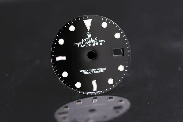 Load image into Gallery viewer, Rolex Explorer II Swiss Made Black Dial for 16570 - 16550 FCD015839
