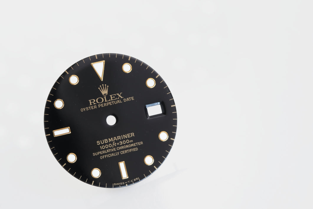 Rolex Submariner Black Tritium Dial for model 16803 - 16613 FCD16633