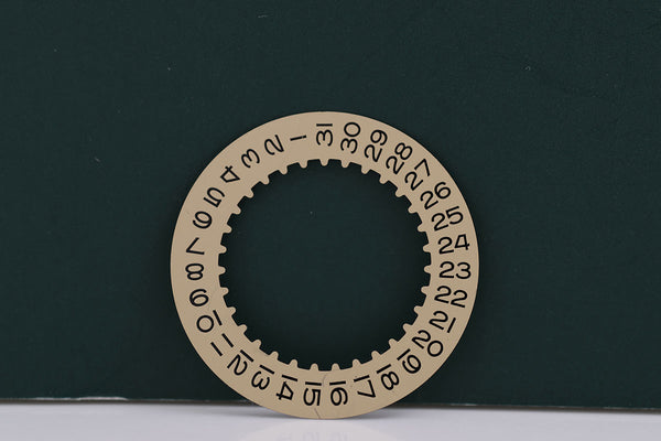 Load image into Gallery viewer, Rolex champagne Calendar disc for caliber 3135 FCD16687

