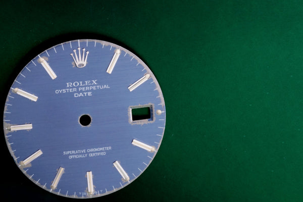 Load image into Gallery viewer, Rolex Blue Stick Date dial for model 1500 - 1501 FCD17333
