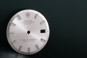 Rolex Silver Stick dial Wide Boy Markers w/ Hour and Minute hand for 1603 - 1601 FCD17345