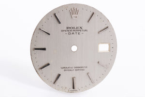 Rolex Silver Stick Linen Date ( Spotted) dial for model 1500 - 1501 FCD17437