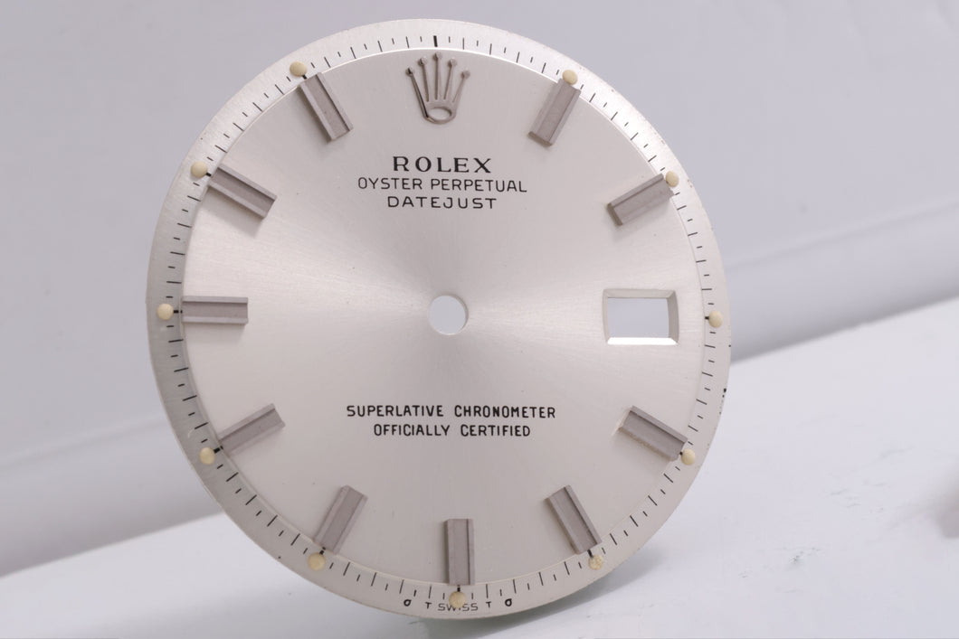 Rolex Datejust Silver Stick Wide boy dial for model 1601 FCD17583