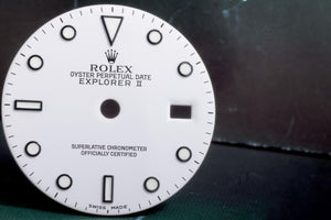 Rolex Explorer II White Swiss Made Dial for 16570 - 16550 W Hands FCD018259