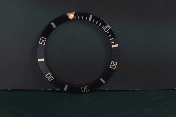 Load image into Gallery viewer, Rolex Submariner Black Insert for model 16803 - 16613 Tritium Pearl FCD18641
