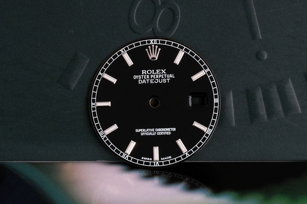 Load image into Gallery viewer, Rolex Mens Lumi Black Index Dial for model 116200 - 116234 FCD19112
