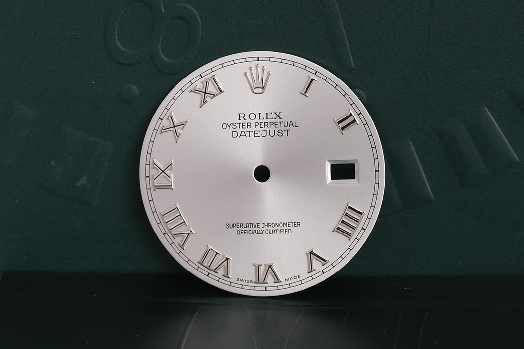 Rolex Mens Bold Rhodium Roman dial for model 16234 - 116234 FCD19116